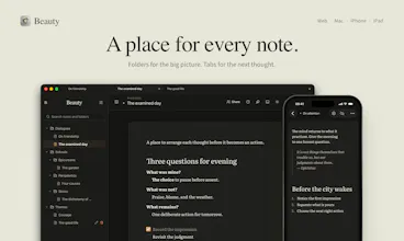 Beauty - Beautiful markdown notes gallery image