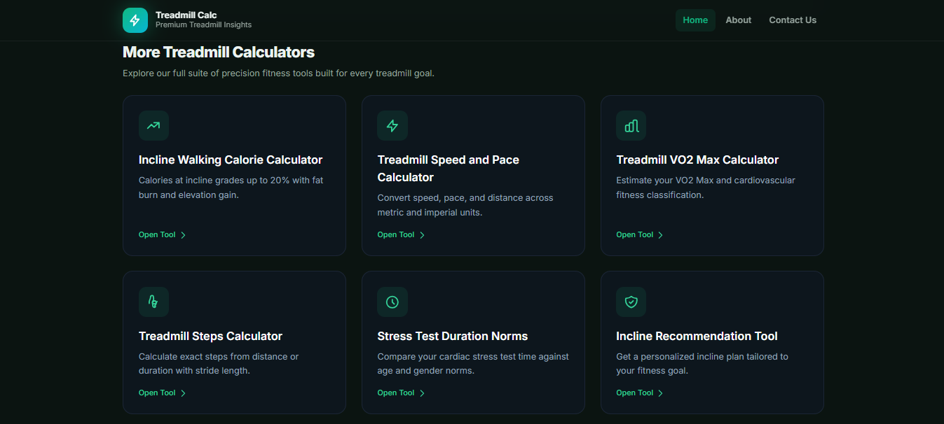 Treadmill Calc gallery image