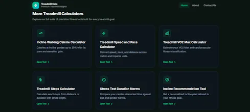 Treadmill Calc gallery image