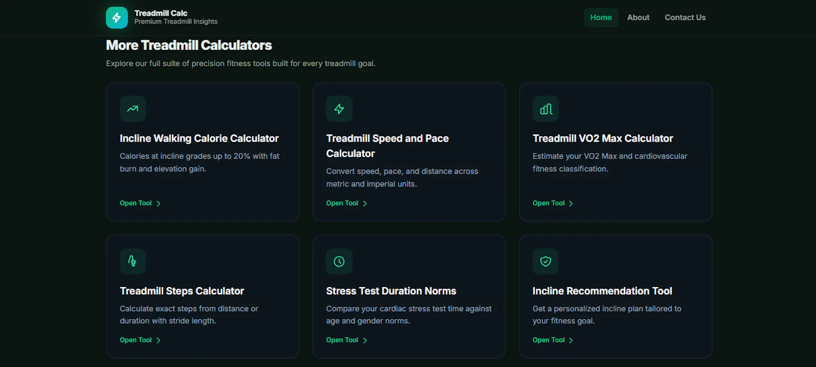 Treadmill Calc screenshot 2