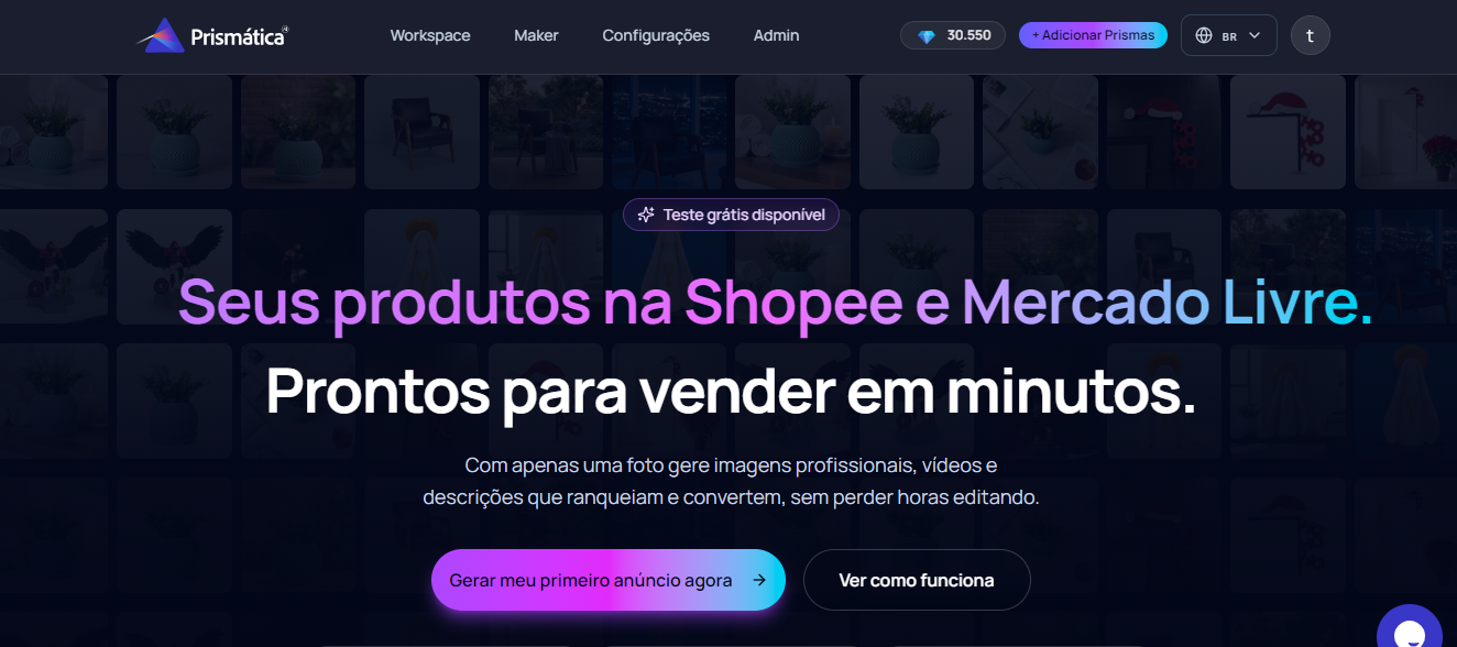 Prismática Pro - Main product screenshot demonstrating key features and user interface