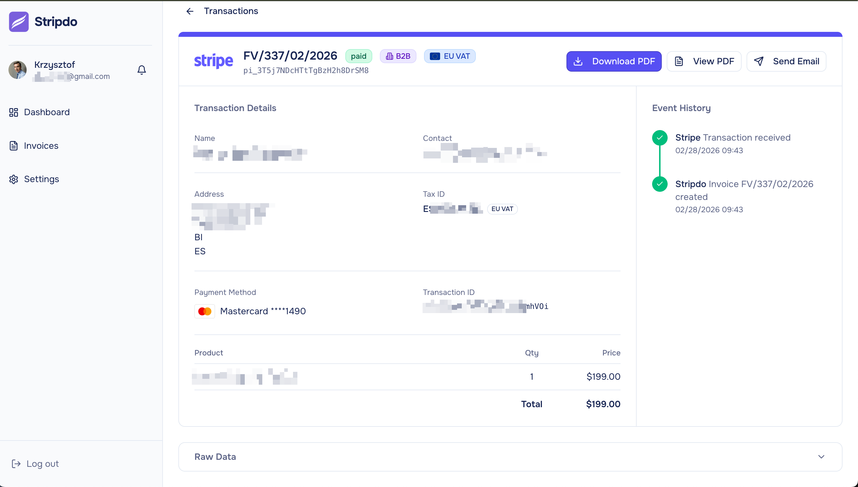 Stripdo - Screenshot 3 showing product features and functionality