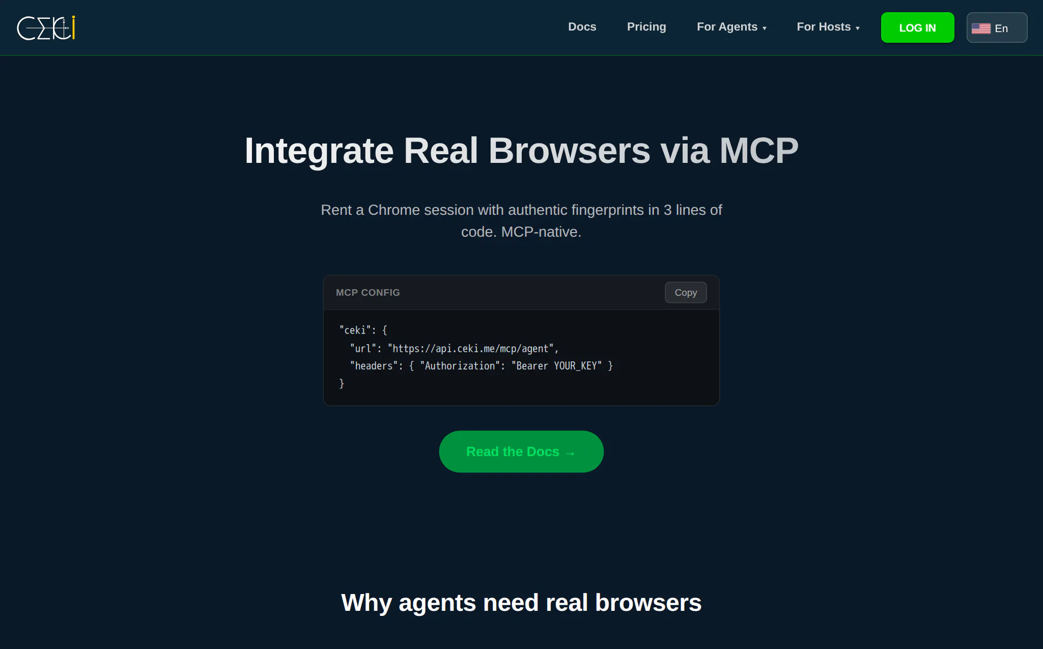 Ceki.me — Real Chrome for AI agents gallery image