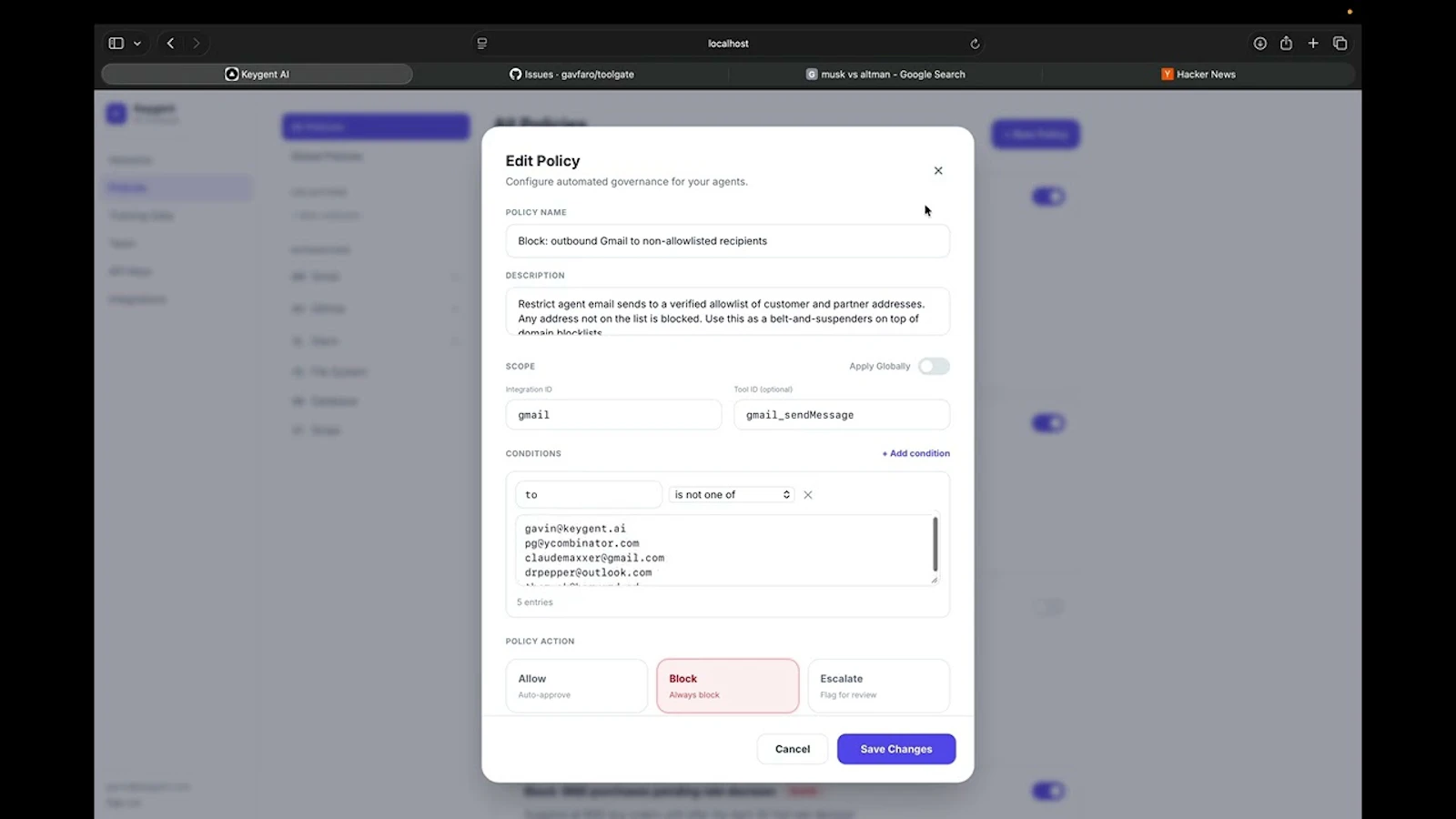 Keygent AI screenshot 1 (video preview)