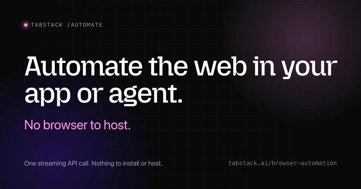 Tabstack Browser Automation 截图