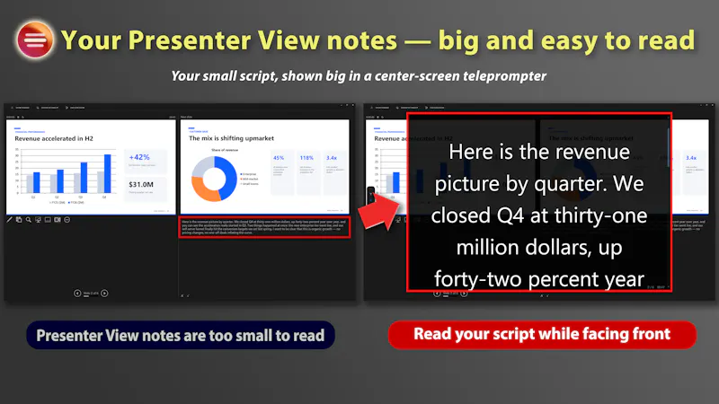 Speaker Notes AI Teleprompter screenshot 2