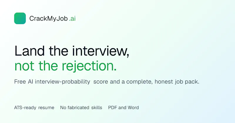 CrackMyJob.ai screenshot 1