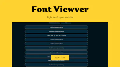 Font Viewver gallery image