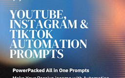 AI 300+ Prompts for YT,IG&TT Automation  media 3