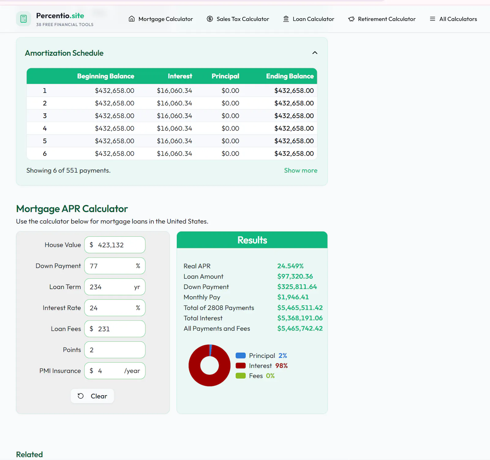 Percentio screenshot 7