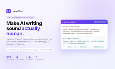 HumanTone gallery image