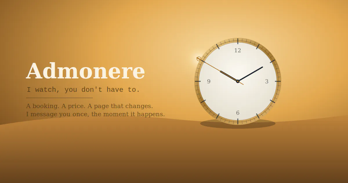 Admonere — I watch, you don't have to gallery image