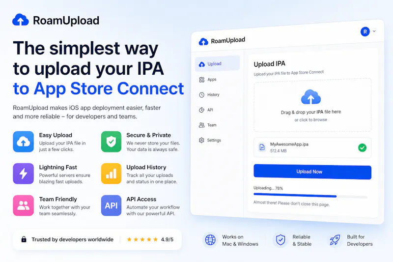 RoamUpload screenshot 1