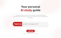 Coursable - Personal AI study guide. media 1
