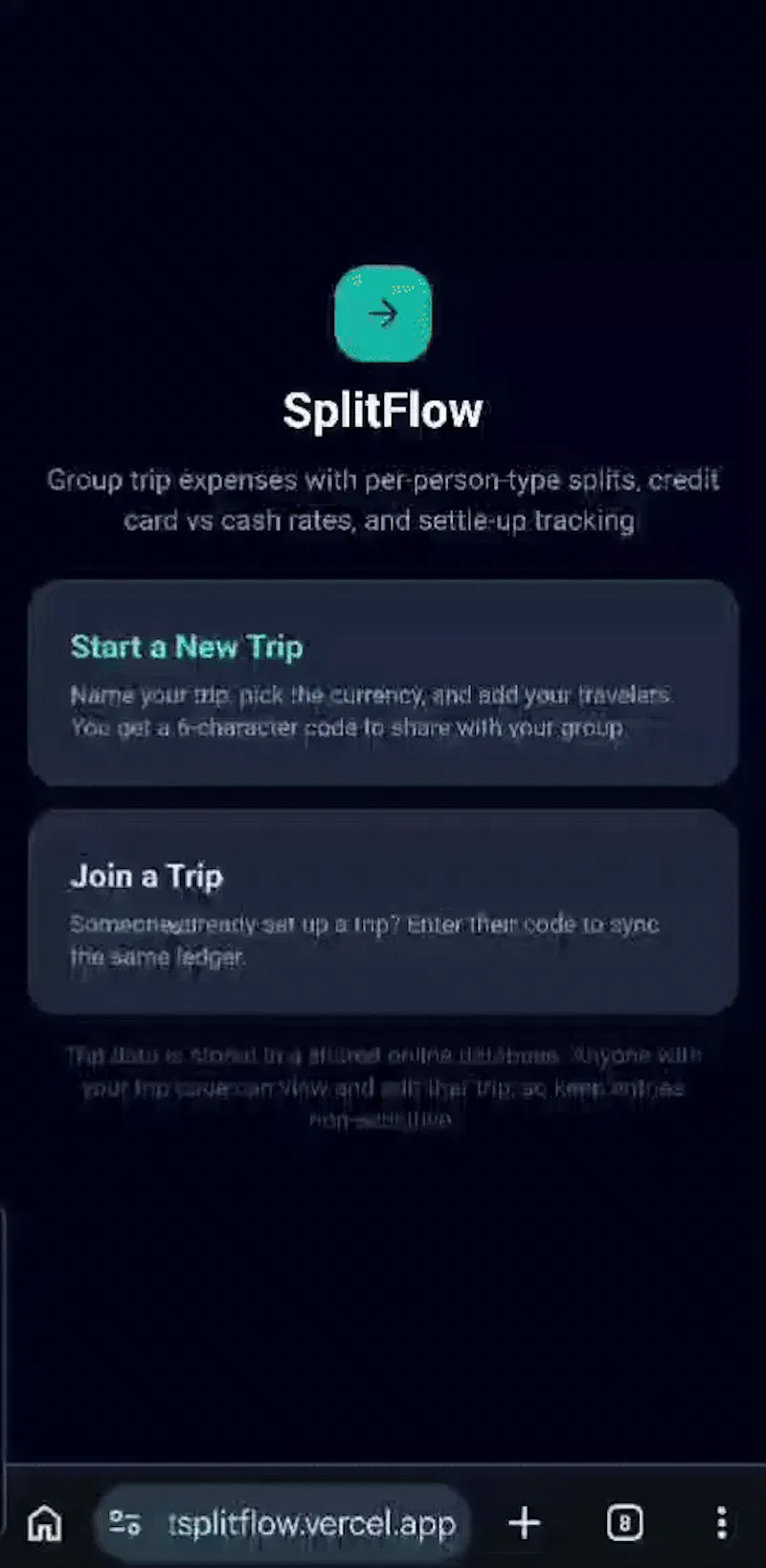 SplitFlow screenshot 1 (video preview)