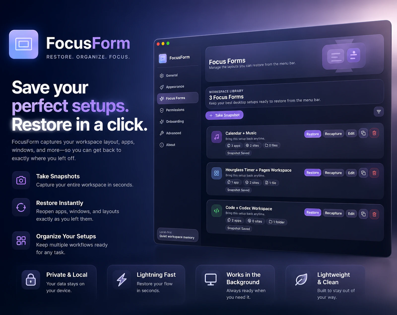 Focus Form screenshot 2