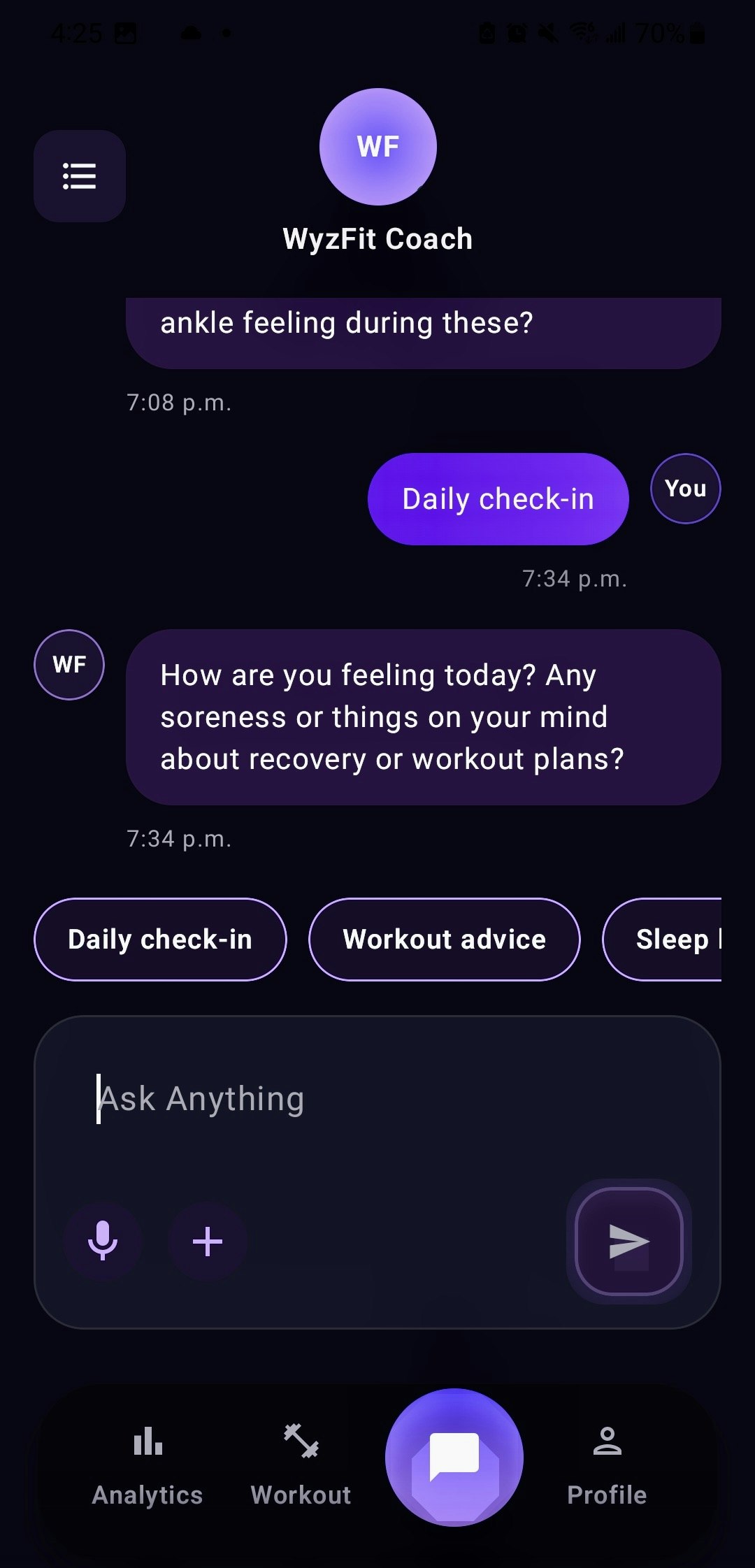 WyzFit AI gallery image
