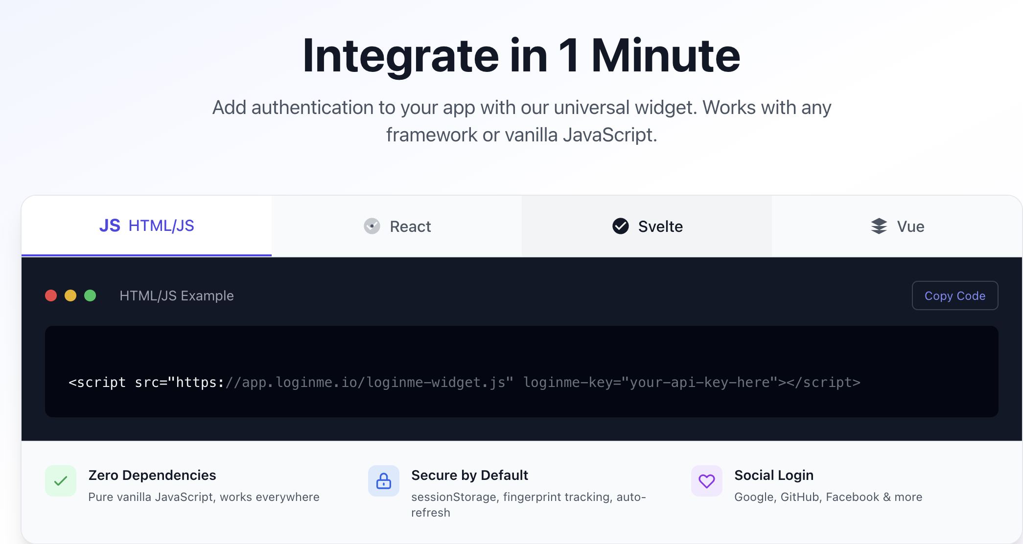 loginme.io gallery image