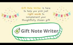 Gift Note Writer media 1