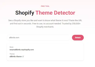 Shopify Theme Detector gallery image