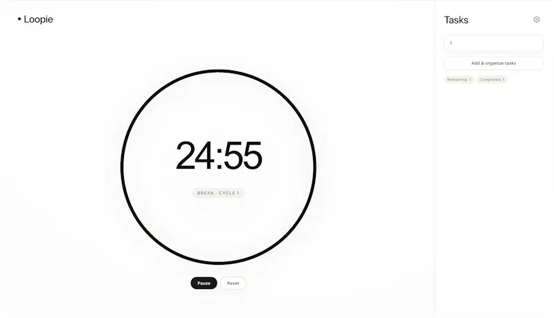 Loopie screenshot 2