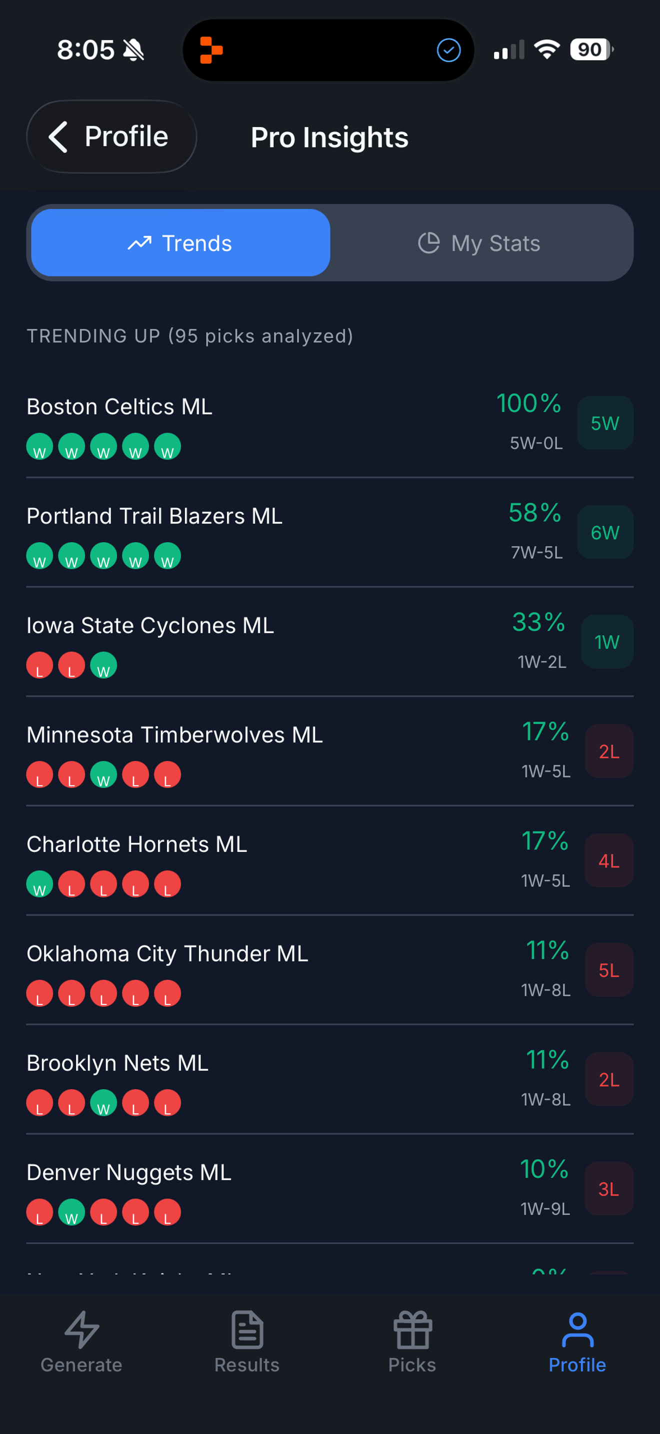 ParlayPilot - Screenshot 3 showing product features and functionality