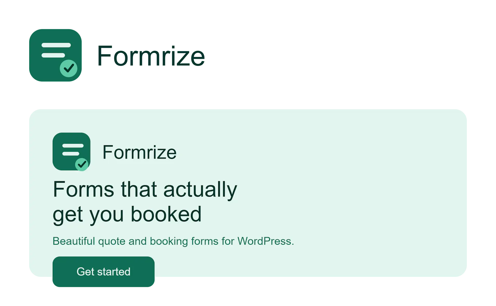 formrize.com screenshot 2