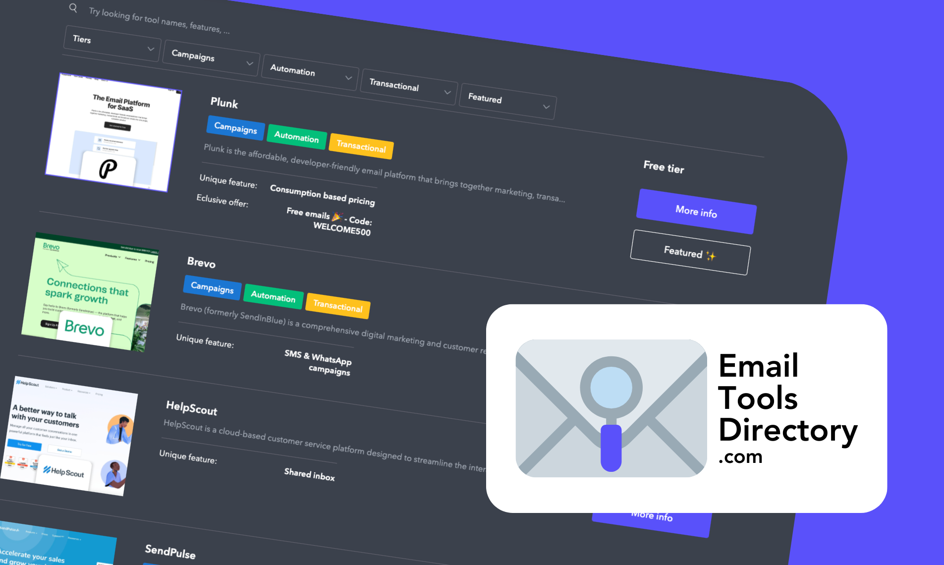 emailToolSDirectory - 今日、次のメールソフトウェアソリューションをすばやく見つけてくださいメディア1