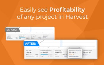 Profitability for Harvest Time Tracker gallery image