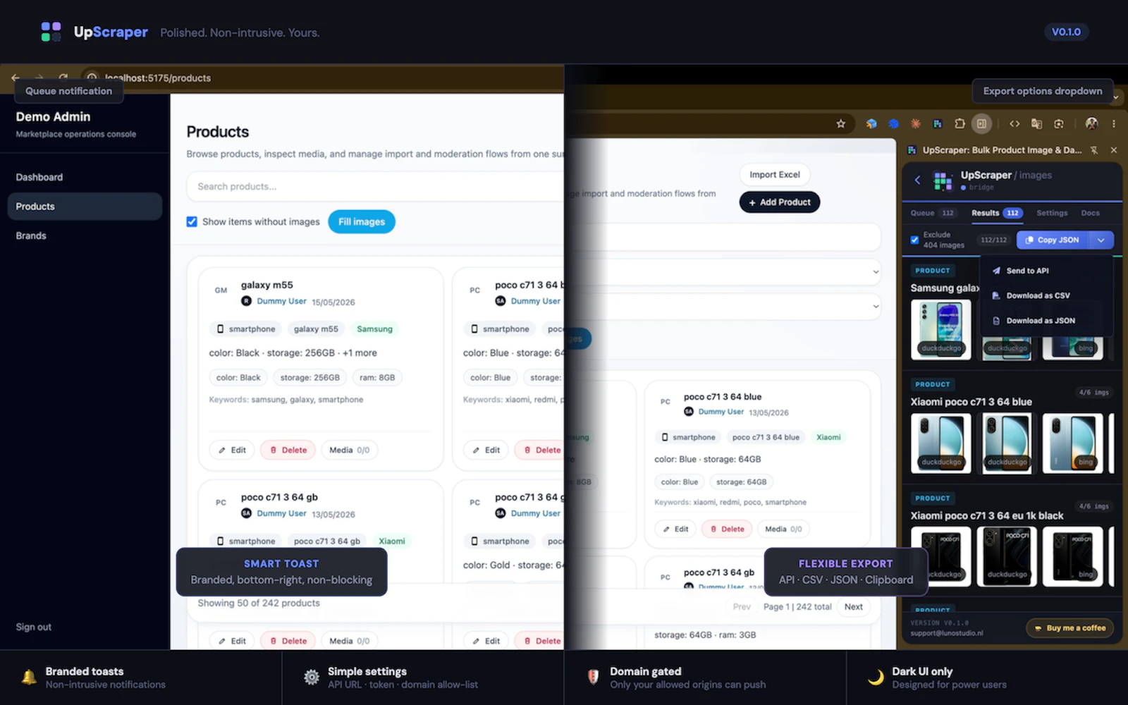 UpScraper screenshot 6