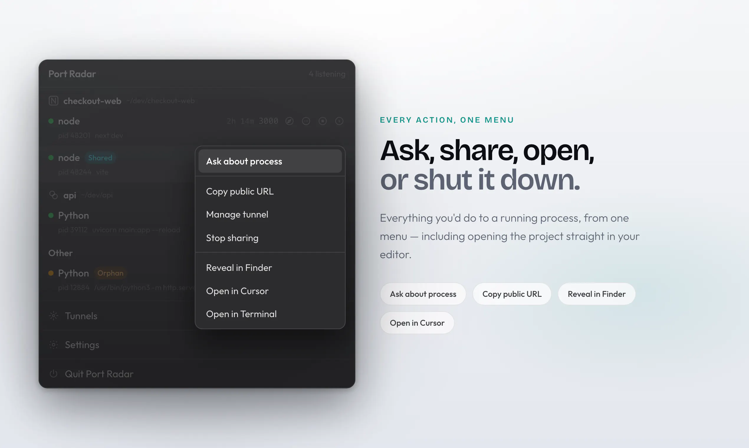 Port Radar for macOS gallery image