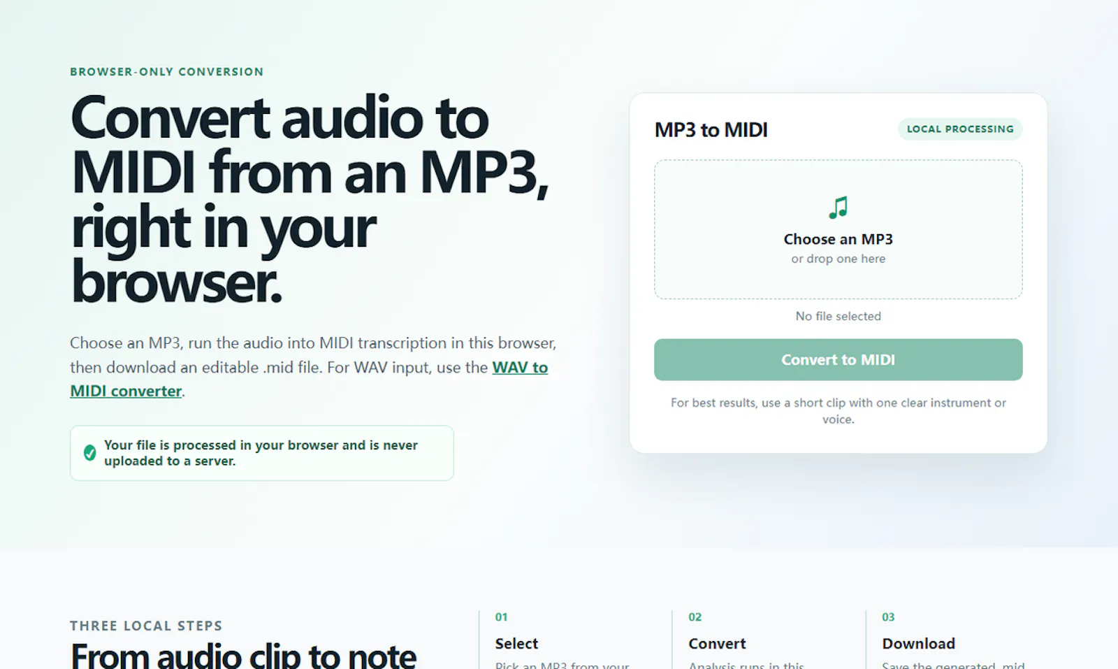 MP3 MIDI Tool screenshot 3