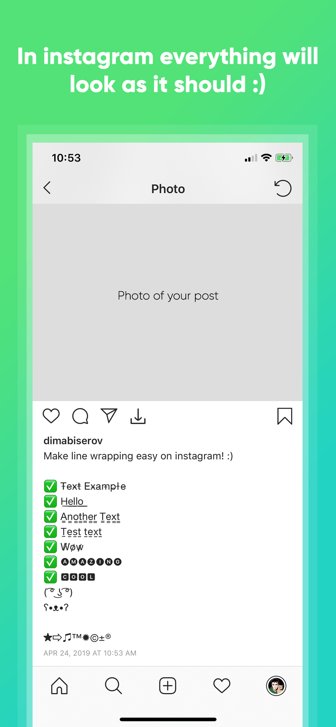 Post Editor for Instagram Image