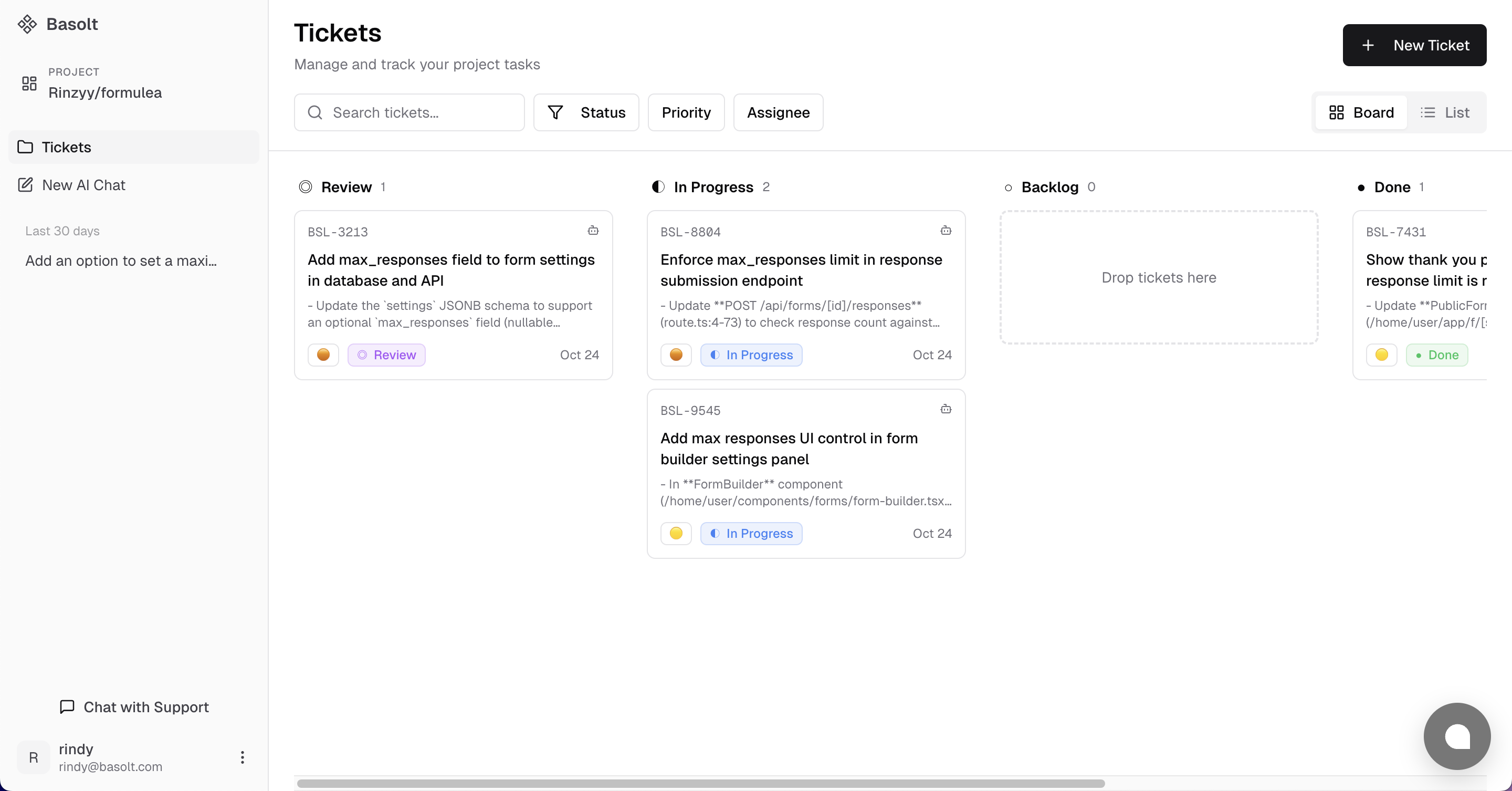 Basolt - Screenshot 4 showing product features and functionality