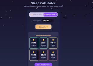 Sleep Calculator gallery image
