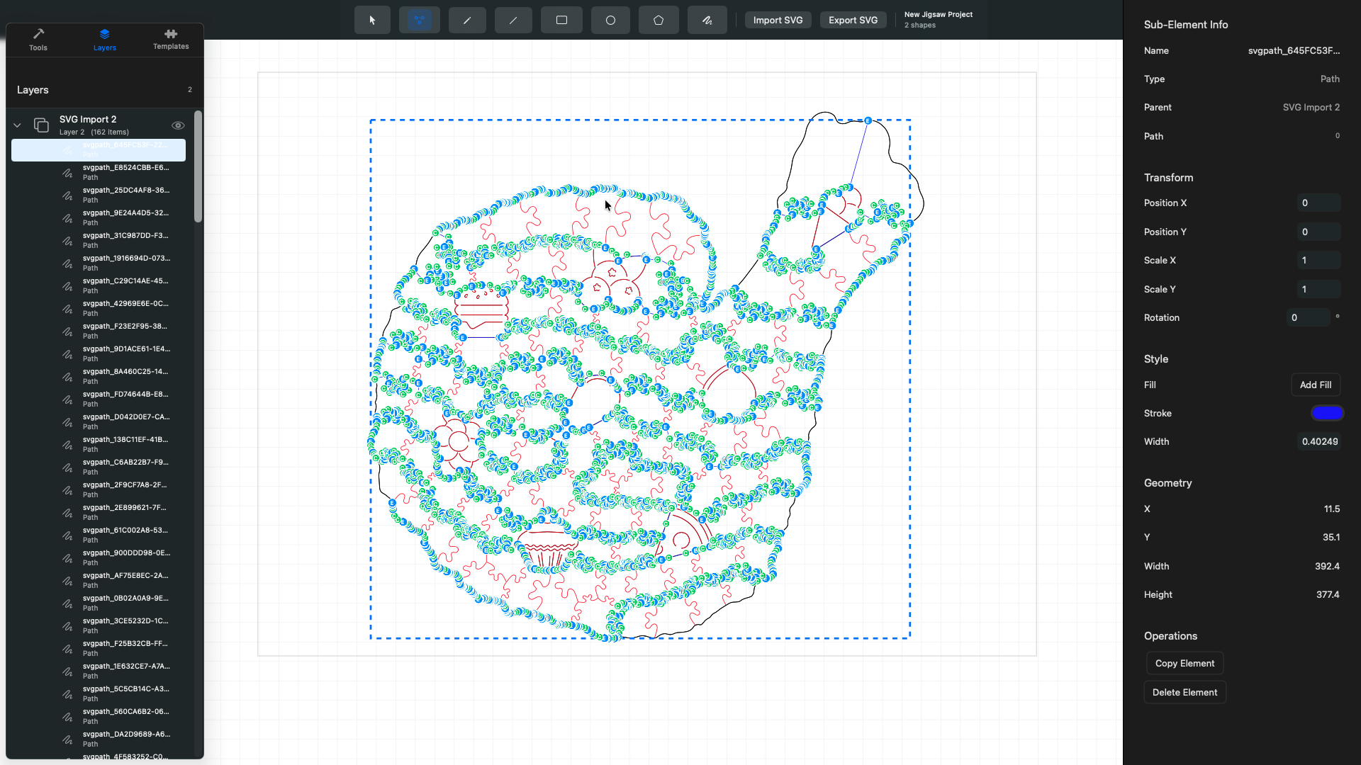 JigsawDesigner - Screenshot 3 showing product features and functionality