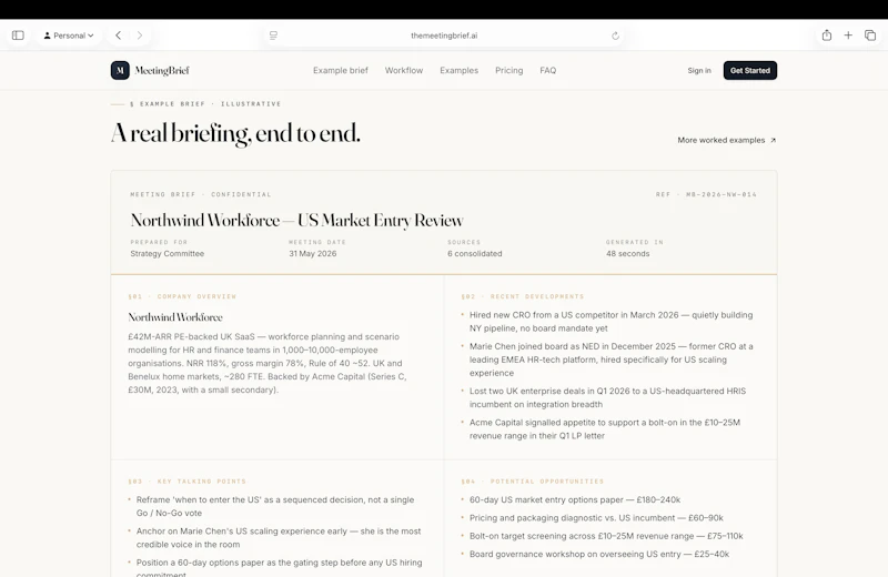MeetingBrief - Smarter meeting prep screenshot 6