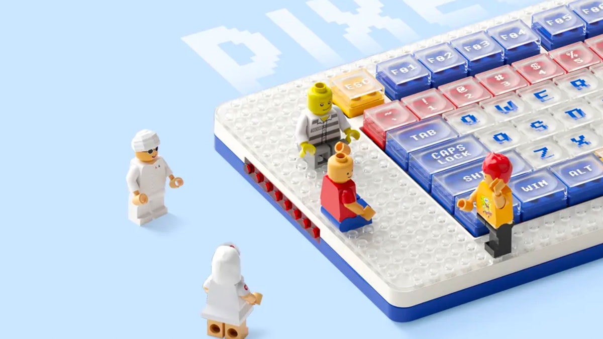 Tastiera melgeek pixel lego-compatibile