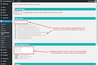 Custom Order Status Product WooCommerce gallery image