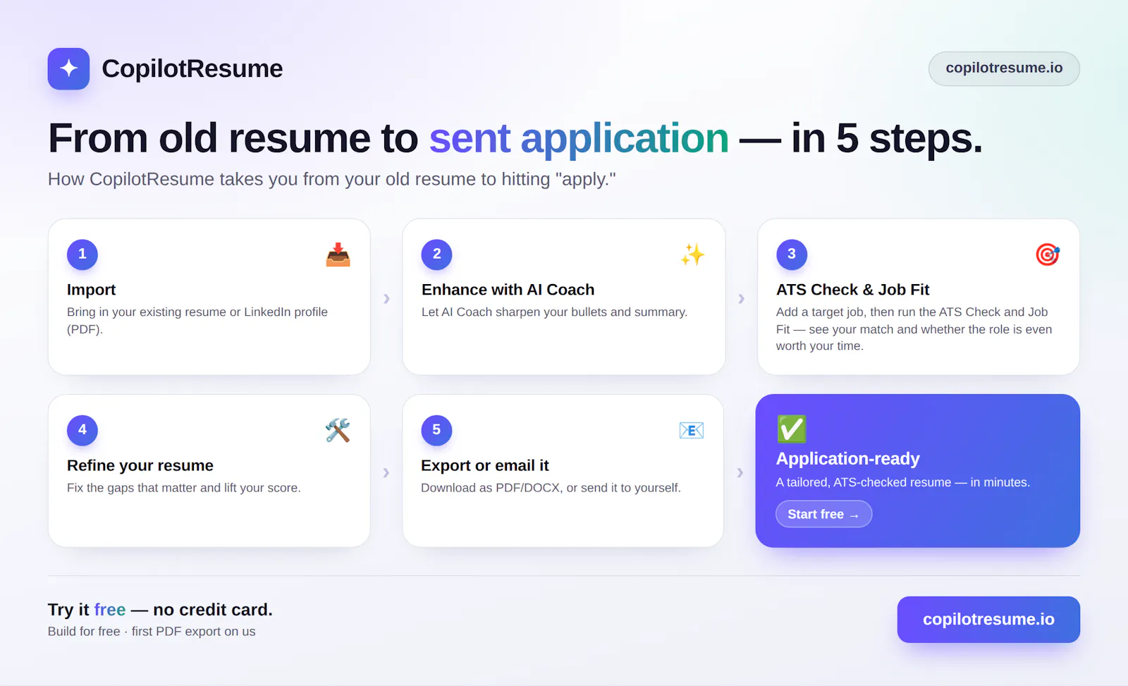 CopilotResume screenshot 3