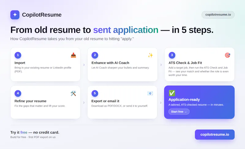 CopilotResume screenshot 3