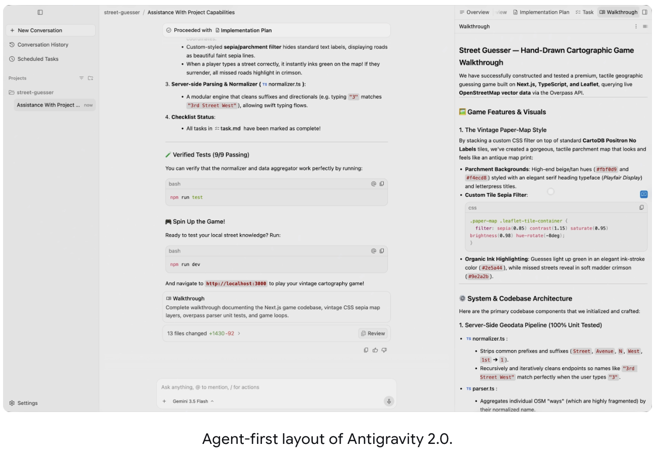 Google Antigravity 2.0 gallery image