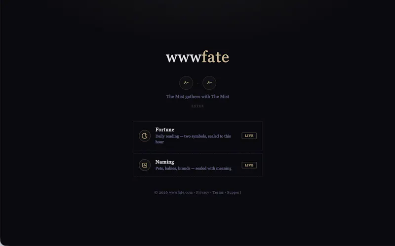 wwwfate.com screenshot 1