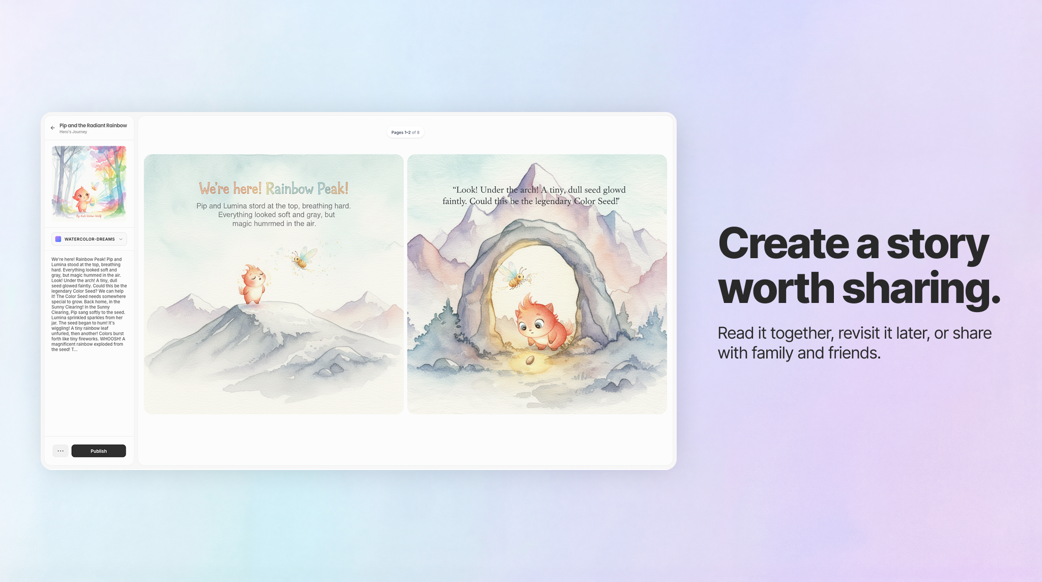 Storybound - Screenshot 4 showing product features and functionality