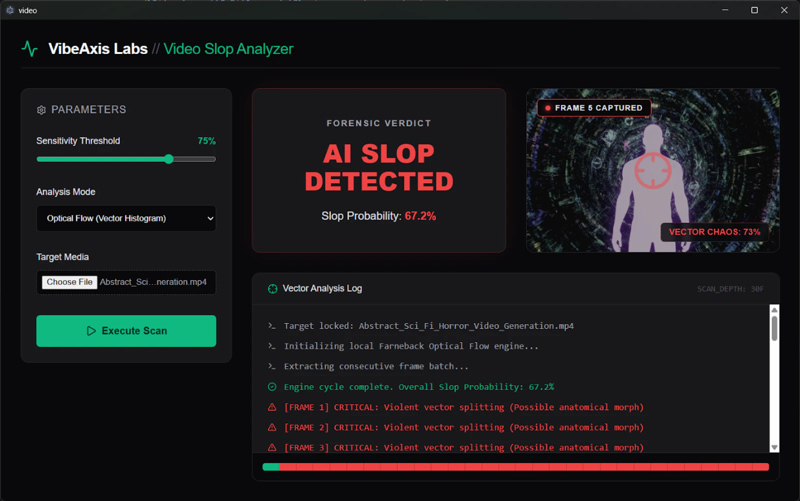 VibeAxis Frame Ripper screenshot 1