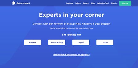 GetAcquired Startup Marketplace gallery image