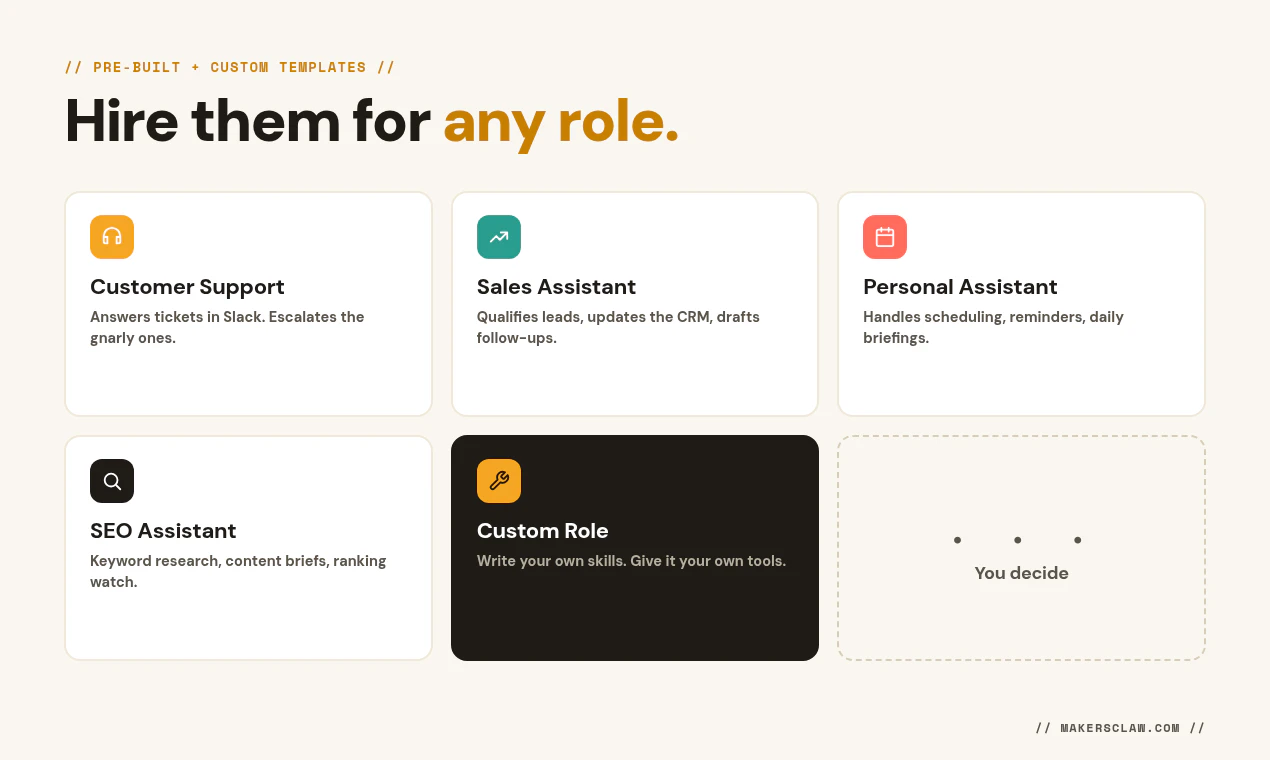 MakersClaw screenshot 2