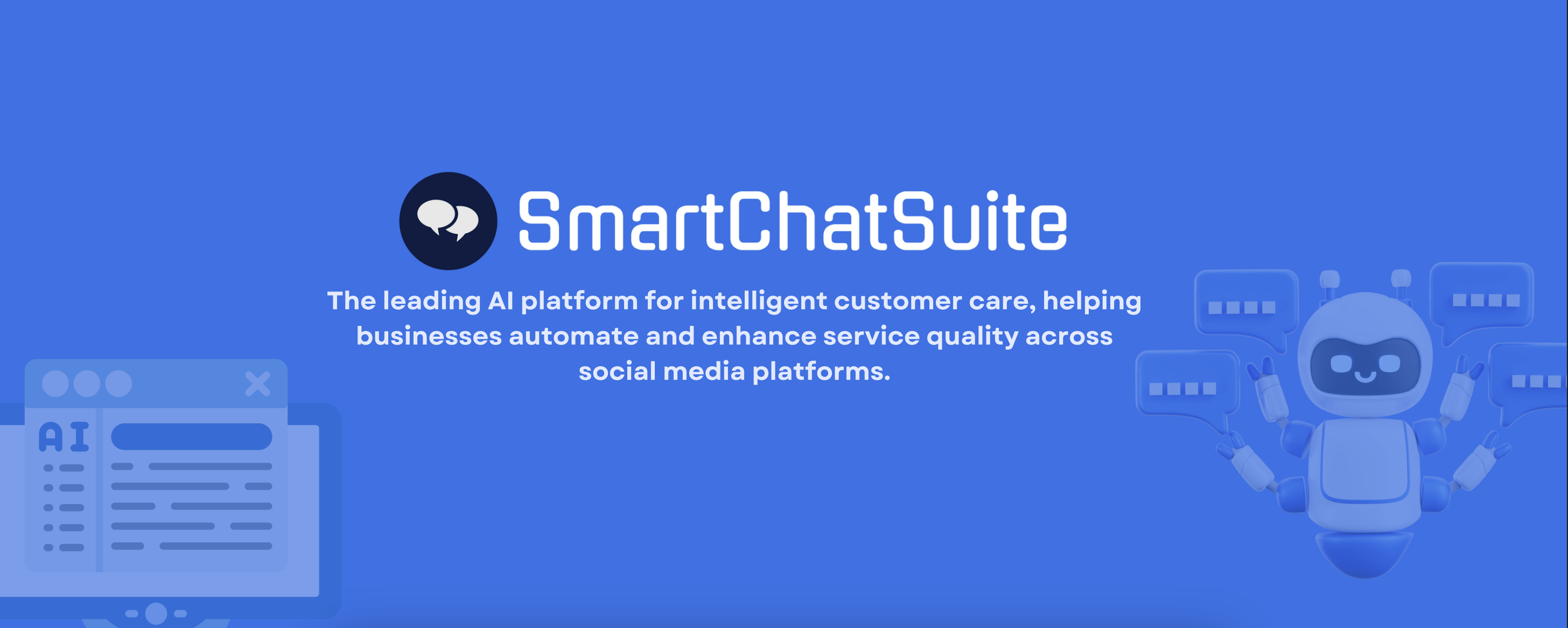 SmartChatSuite - AI-Powered Customer Support Platform media 1