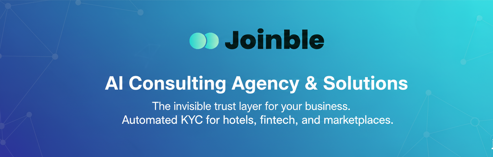 Joinble AI KYC  - Main product screenshot demonstrating key features and user interface