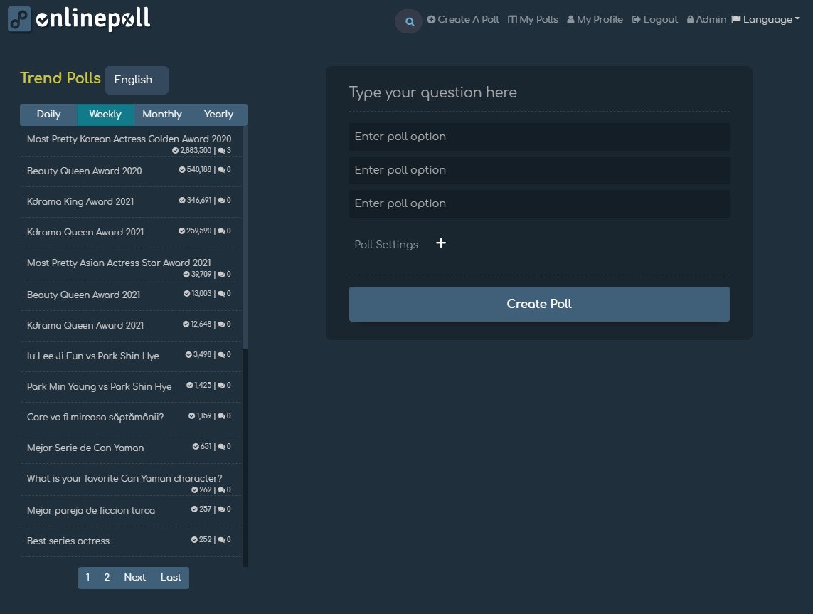 OnlinePoll gallery image